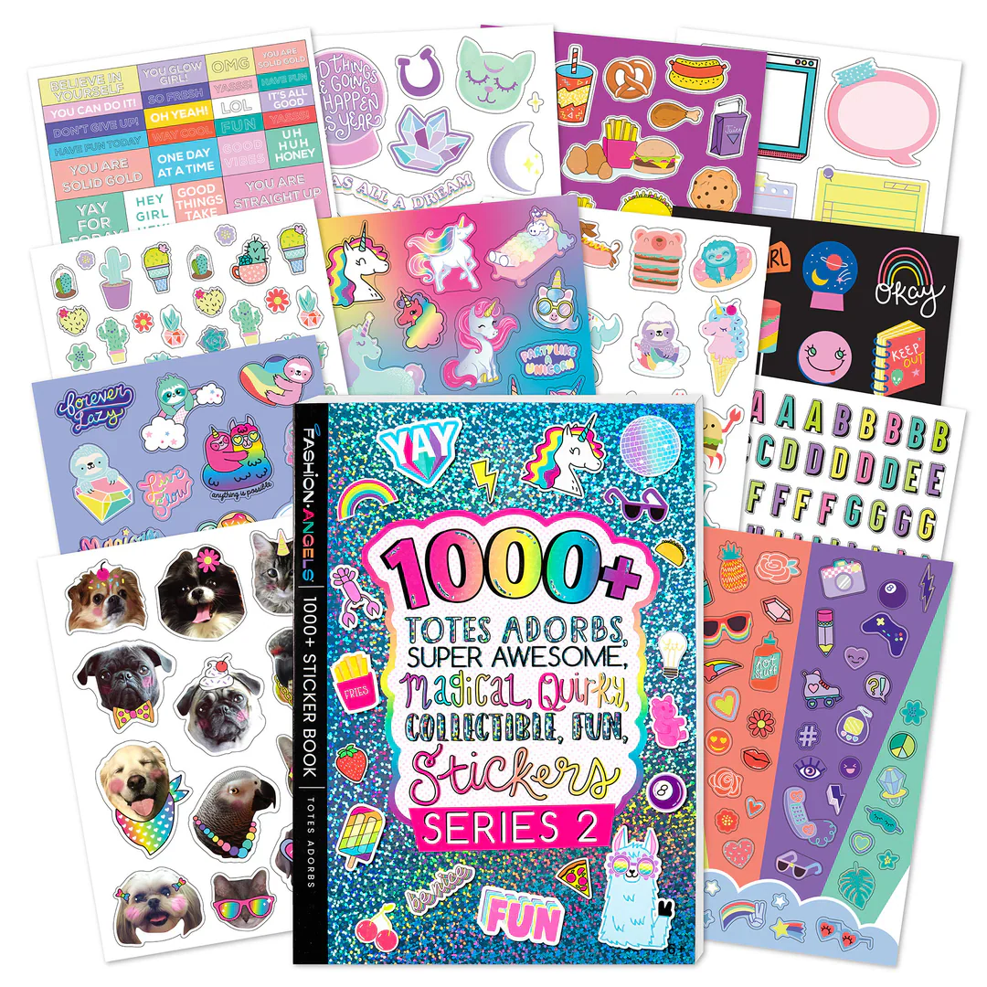 1000+ Totes Adorbs Sticker Book for Kids of All Ages 6+ β Series 2