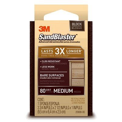 3M Sandblaster Sponge Block โ 80 Grit