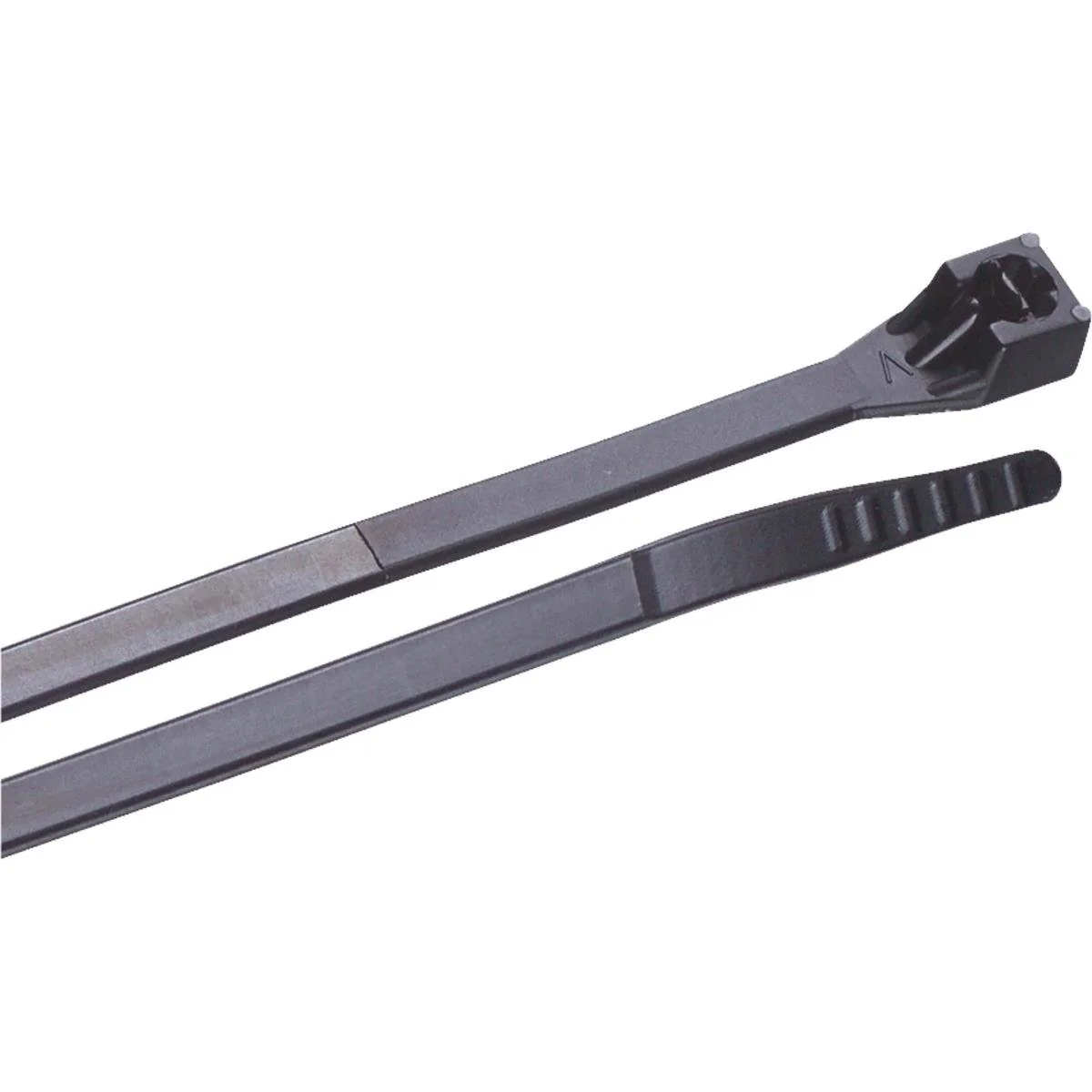 8" Black Releasable Cable Ties – Pack of 25 - Image 2