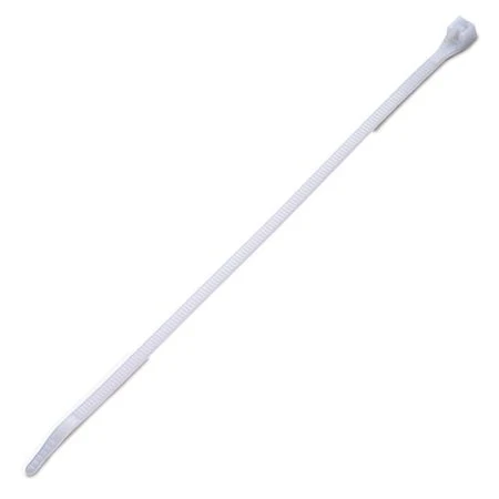 8" White Cable Ties – 20 Pack