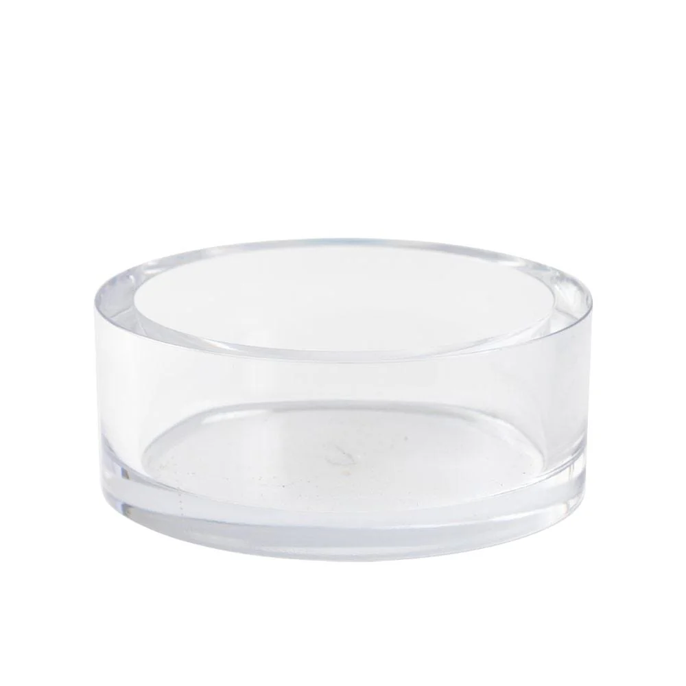 Acrylic Wine Bottle + Coaster Holder in Crystal Clear