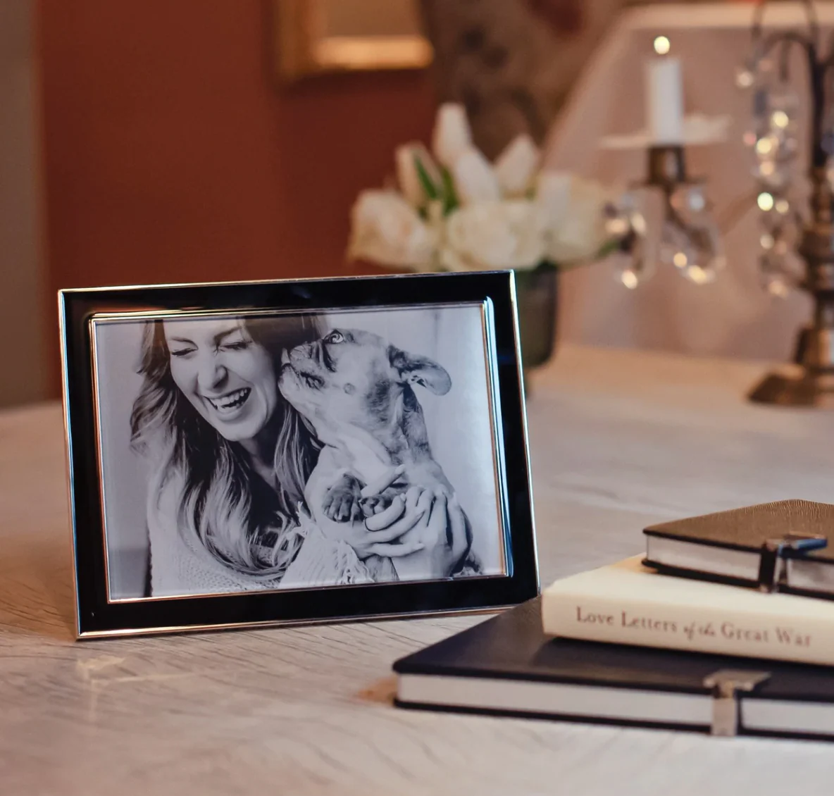 Addison Ross Black Enamel Photo Frame, 8" x 10" - Image 3