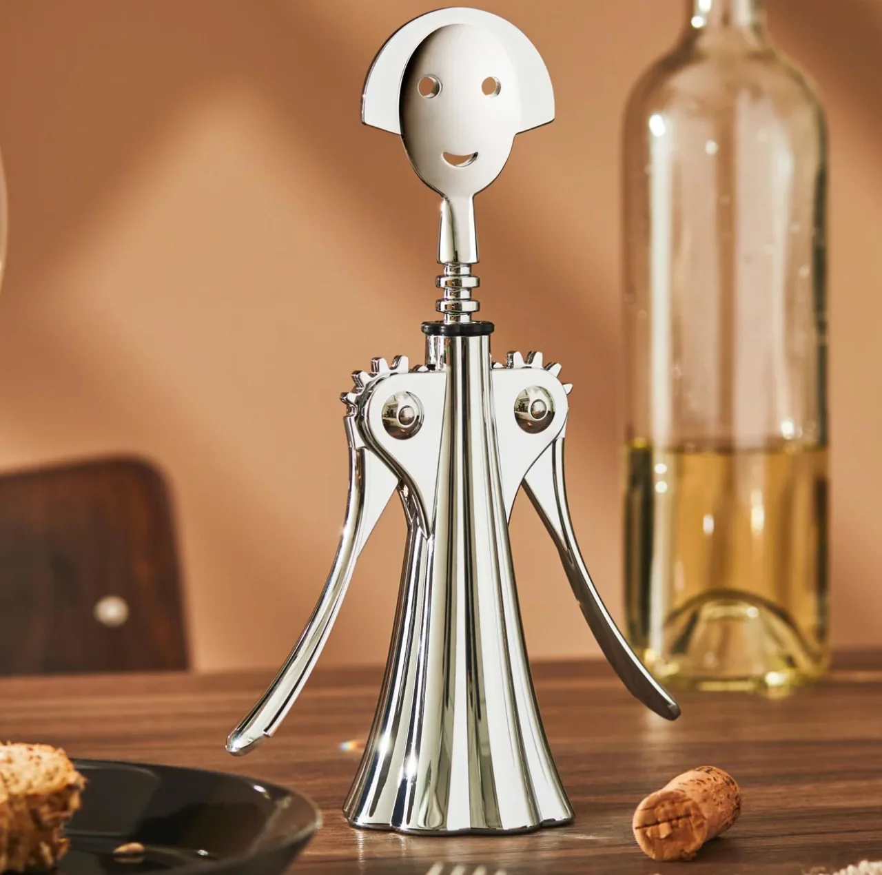 Alessi Ana G. Corkscrew By Alessandro Mendini – Chrome Plated Metal - Image 3