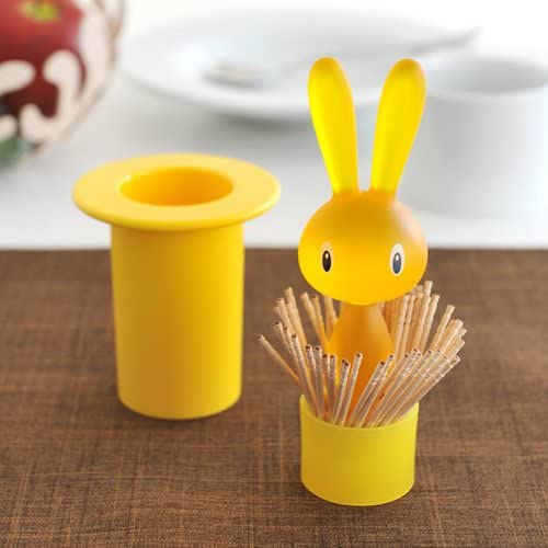 Alessi Magic Bunny Toothpick Holder – Yellow - Image 4