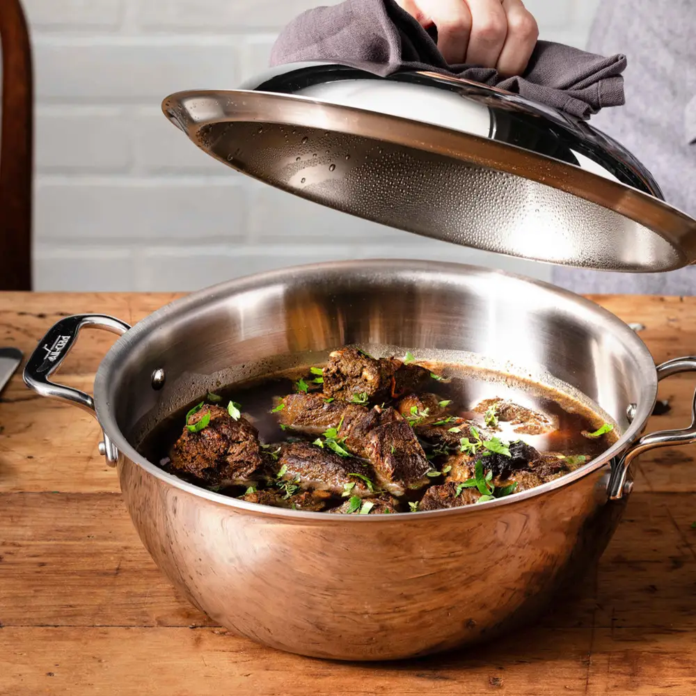 All-Clad #401716L D3 Stainless 3-ply Bonded Cookware Set – 14 pc. Set - Image 7