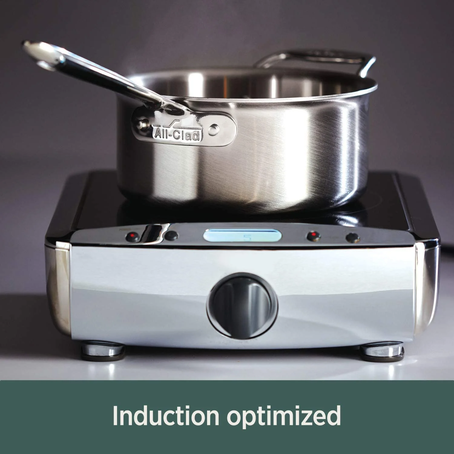 All-Clad D5 Brushed Stainless Steel Saucepan With Lid– 3 QT - Image 4