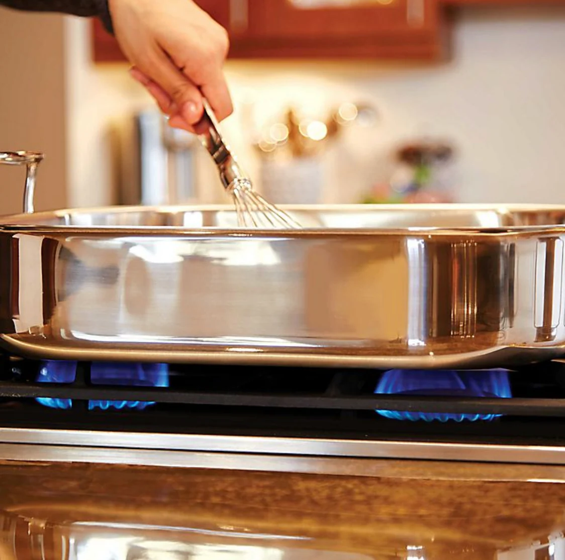 All-Clad Stainless Large Roasting Pan – Non-Stick - Image 2