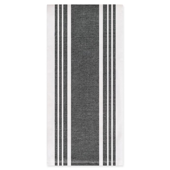 All-Clad Striped Dual Kitchen Towel โ Black - Image 3