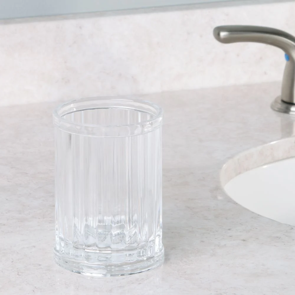 Alston Bathroom Tumbler, Clear - Image 2