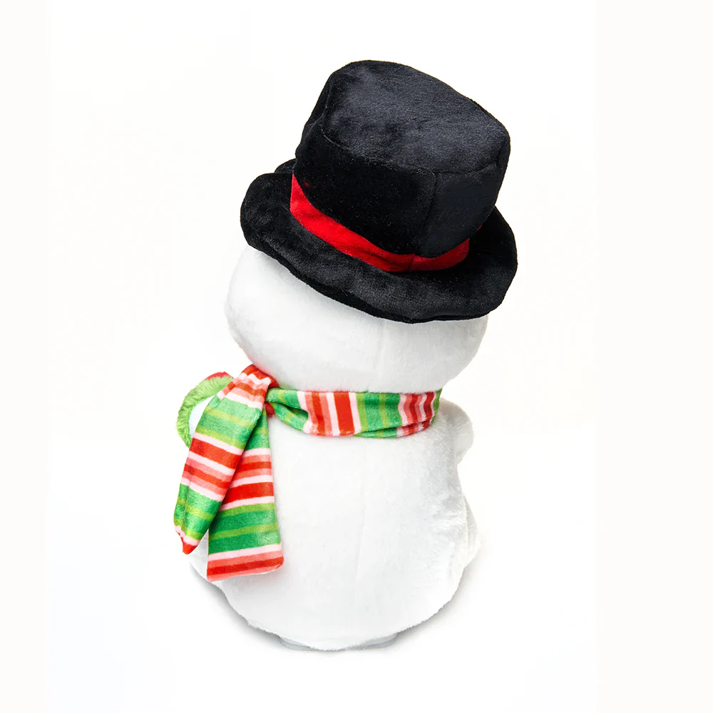 Animated Light Up Snowglobe Stormy – Singing Frosty the Snowman Plush Toy – 12" - Image 3