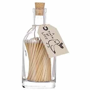 Archivist Token of Love Luxury Matches – White – 125 Stick Matches