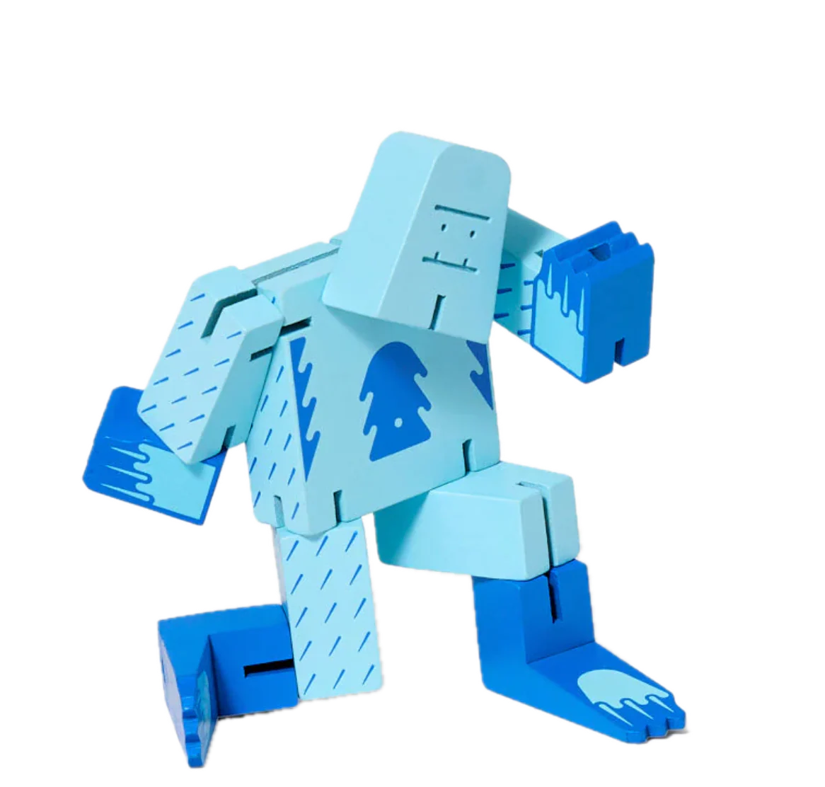 Areaware Cubebot Cryptoids Wooden Toy Robot Puzzle –  Yeti