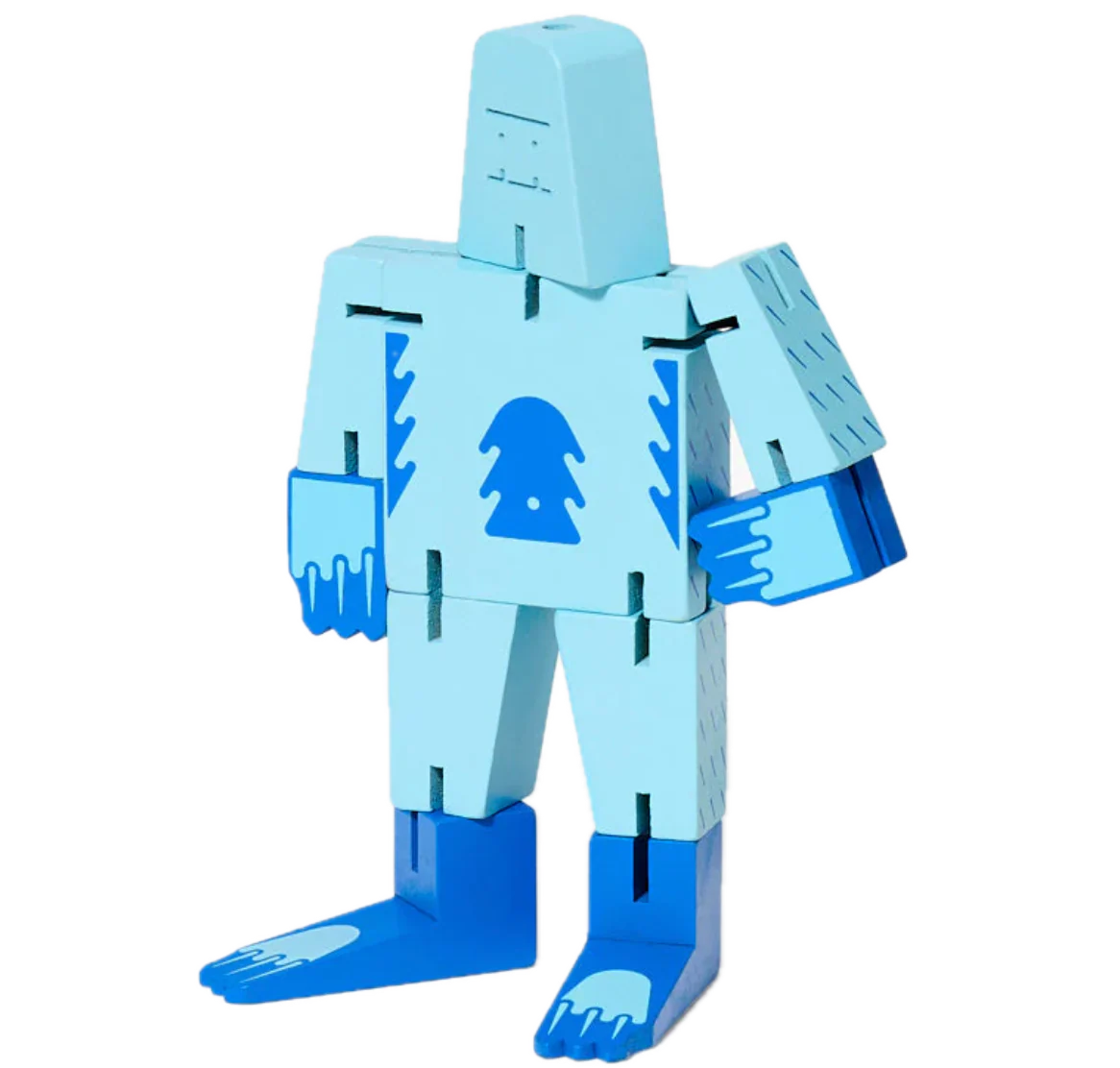 Areaware Cubebot Cryptoids Wooden Toy Robot Puzzle –  Yeti - Image 2