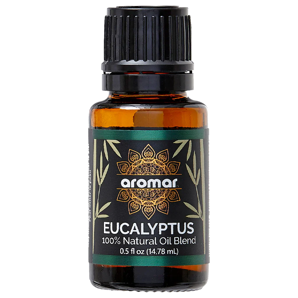 Aromar Pure Essential Oil – Eucalyptus – 0.5oz.