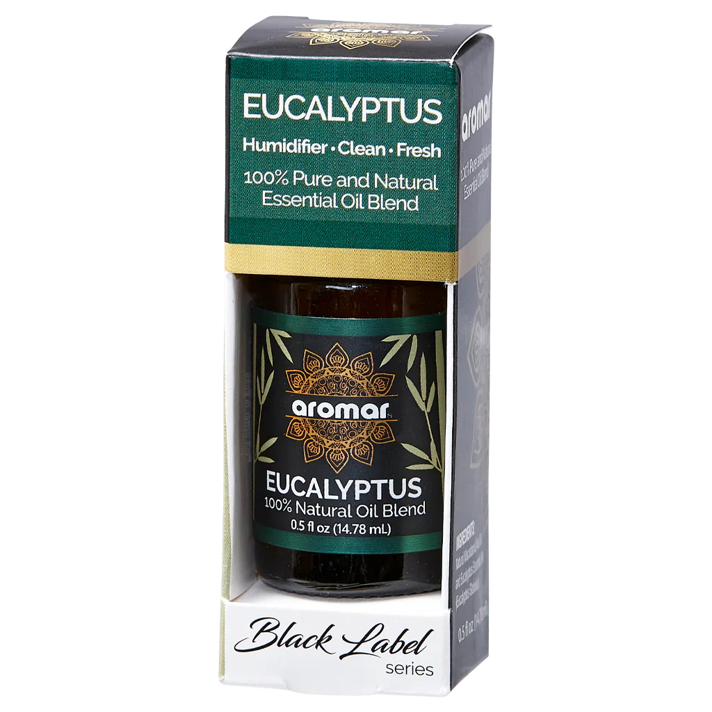 Aromar Pure Essential Oil – Eucalyptus – 0.5oz. - Image 2