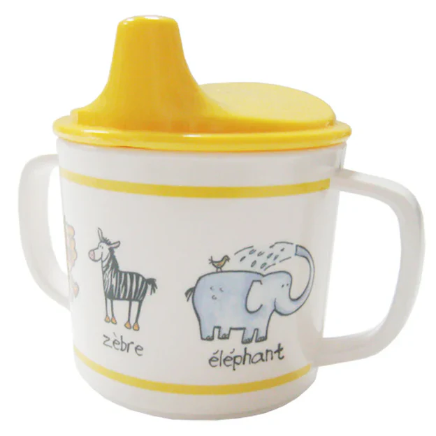 Baby Cie Melamine Sippy Cup for Kids – Jungle Animals