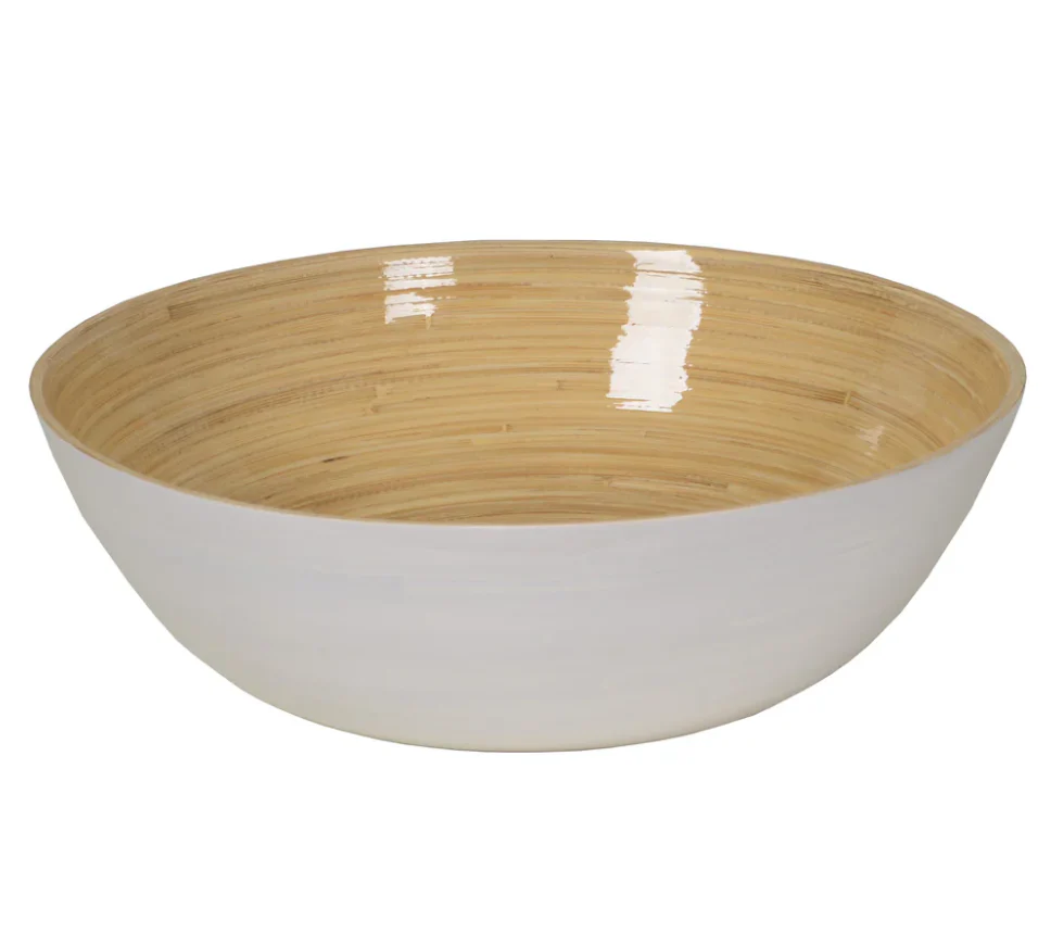 Bamboo Classic Bowl β White β 11.7"Dia. x 3.9"