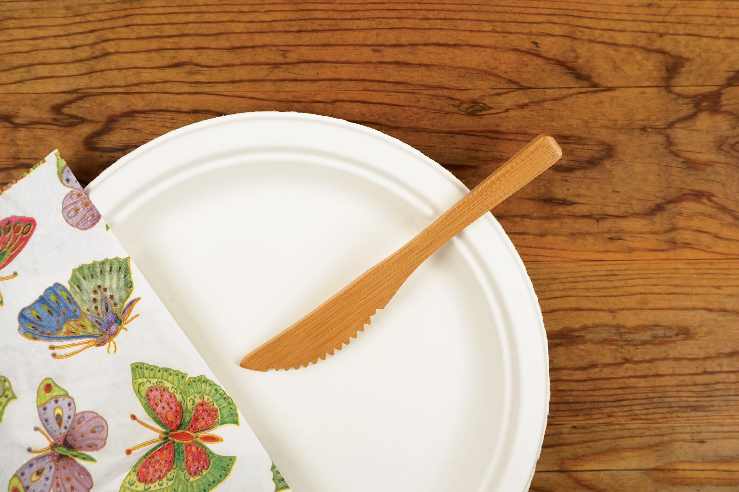 Bamboo Reusable Knives – 12 Pack - Image 3