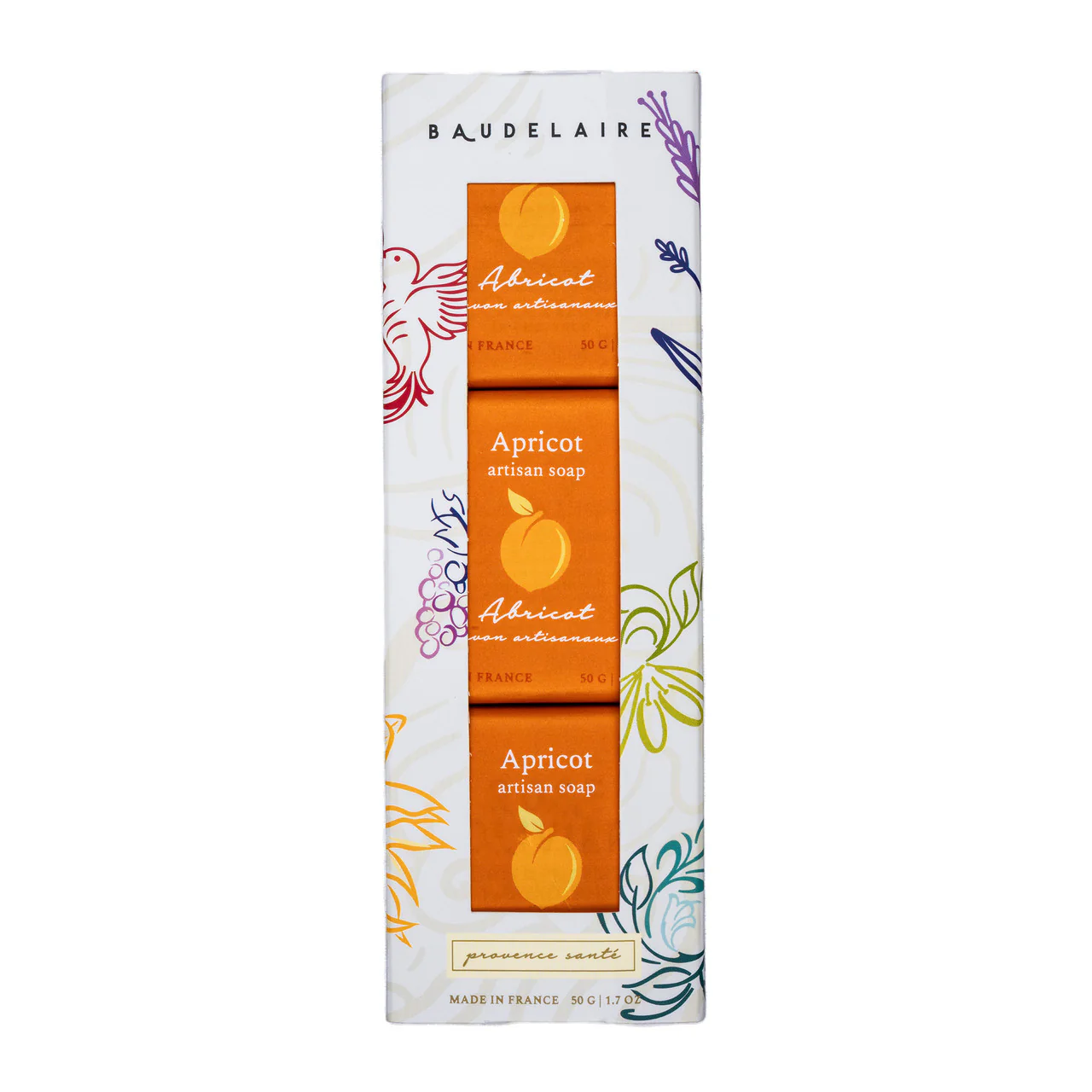 Baudelaire  Provence Sante – 3pc Gift Box – Apricot
