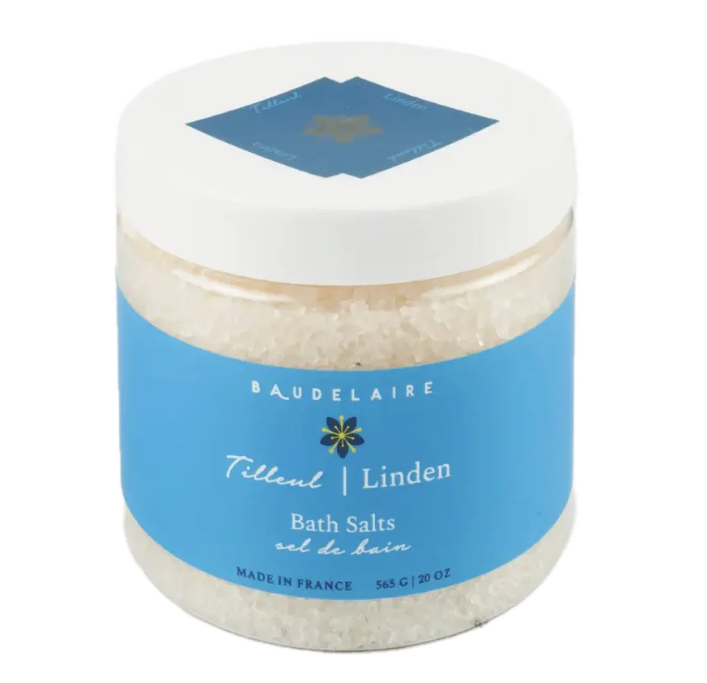 Baudelaire Provence Santé Bath Salts – 20oz – Linden