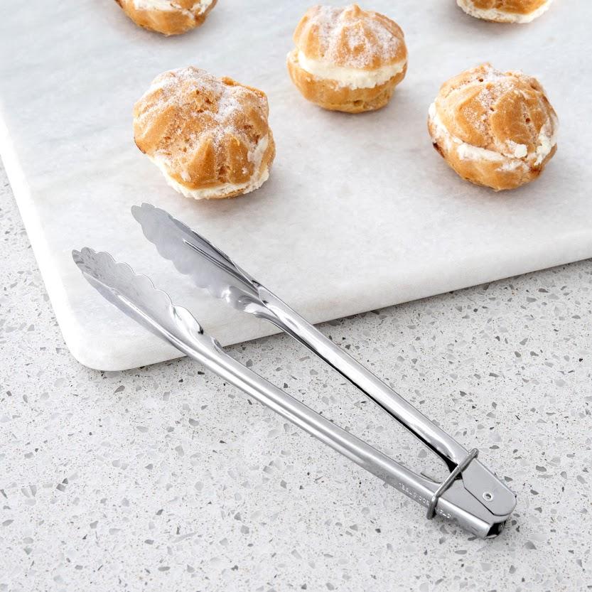 Better Housewares Stainless Steel Locking Tongs – Set of 2 – 7" - Image 2