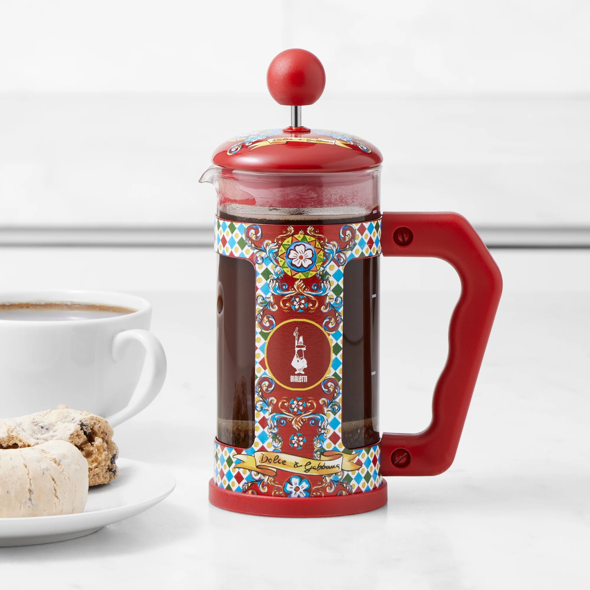Bialetti Dolce & Gabbana French Press Coffee Maker – 8 Cup - Image 3