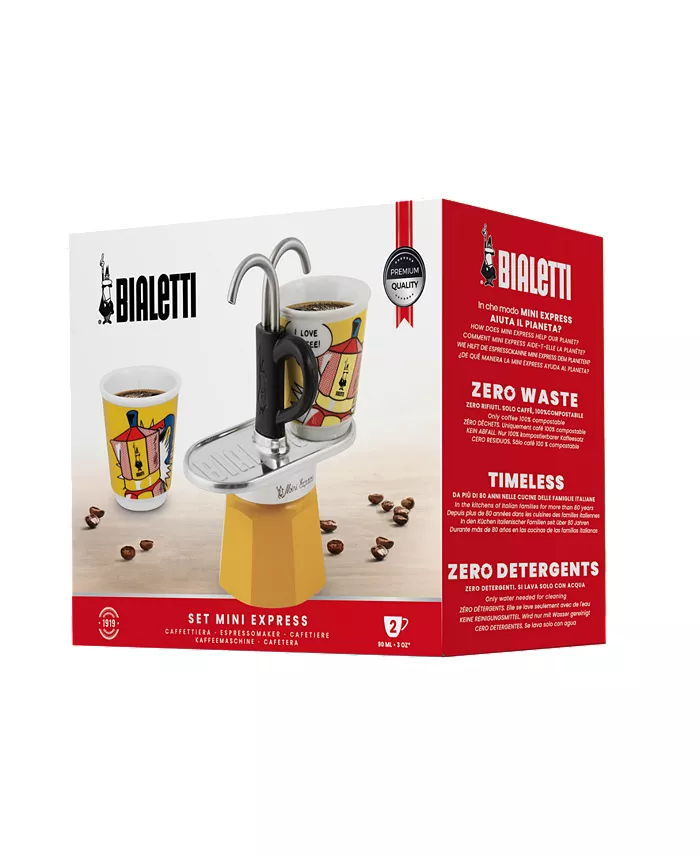 Bialetti Mini Express Lichtenstein - Moka Set – 2 Cup - Image 2