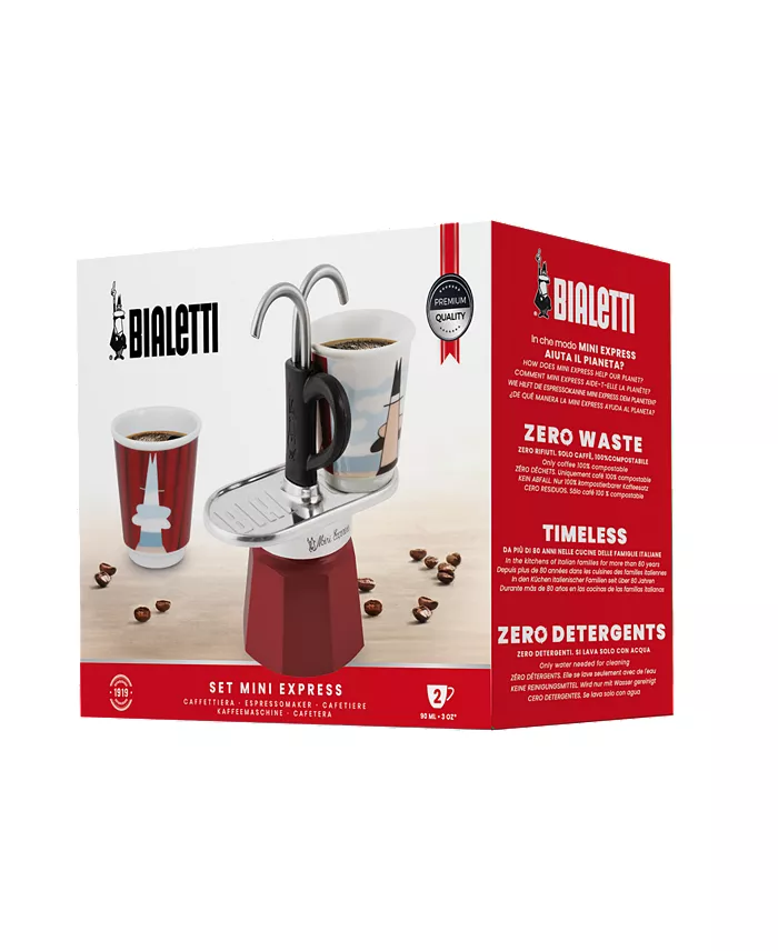 Bialetti Mini Express Magritte - Moka Set – 2 Cup - Image 2