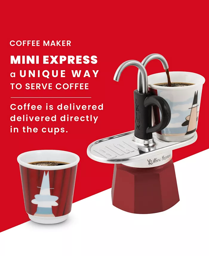 Bialetti Mini Express Magritte - Moka Set – 2 Cup - Image 3