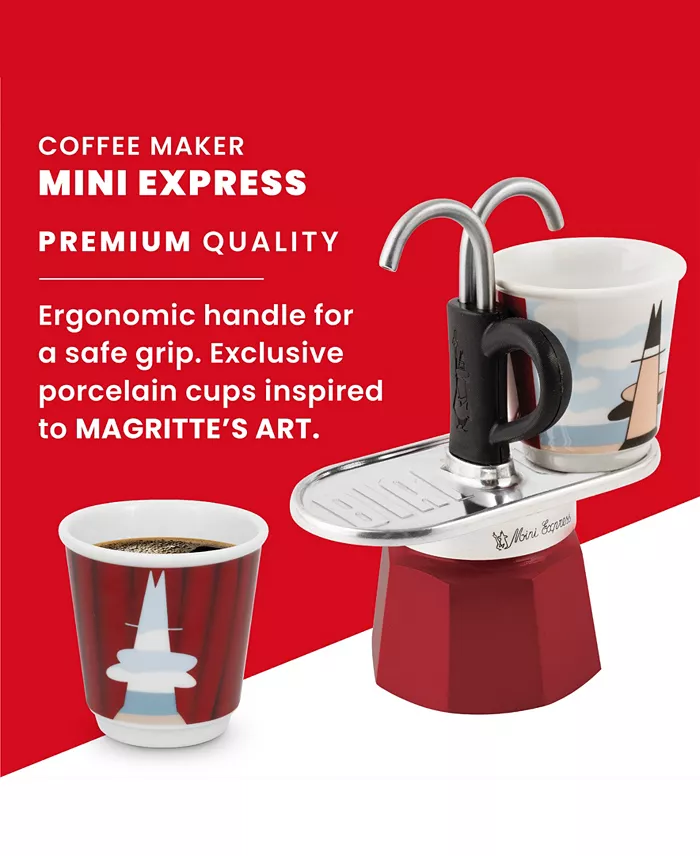 Bialetti Mini Express Magritte - Moka Set – 2 Cup - Image 4