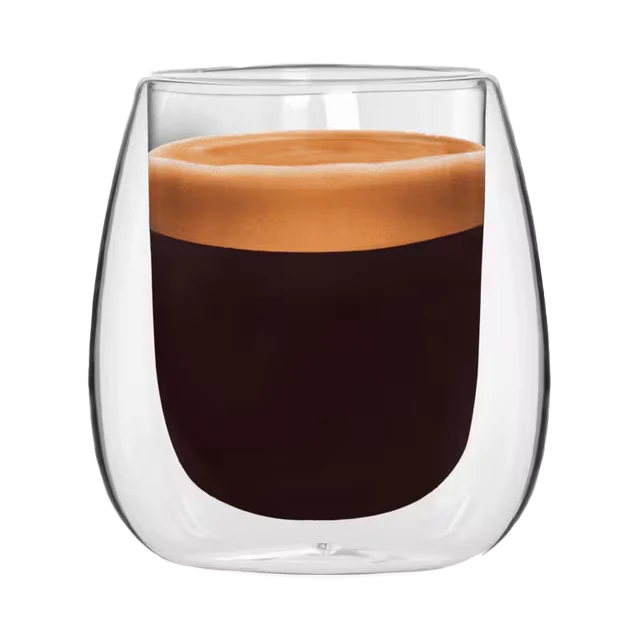 Bialetti Verona Double Wall Glasses – 80 Ml – Set of 2 - Image 2