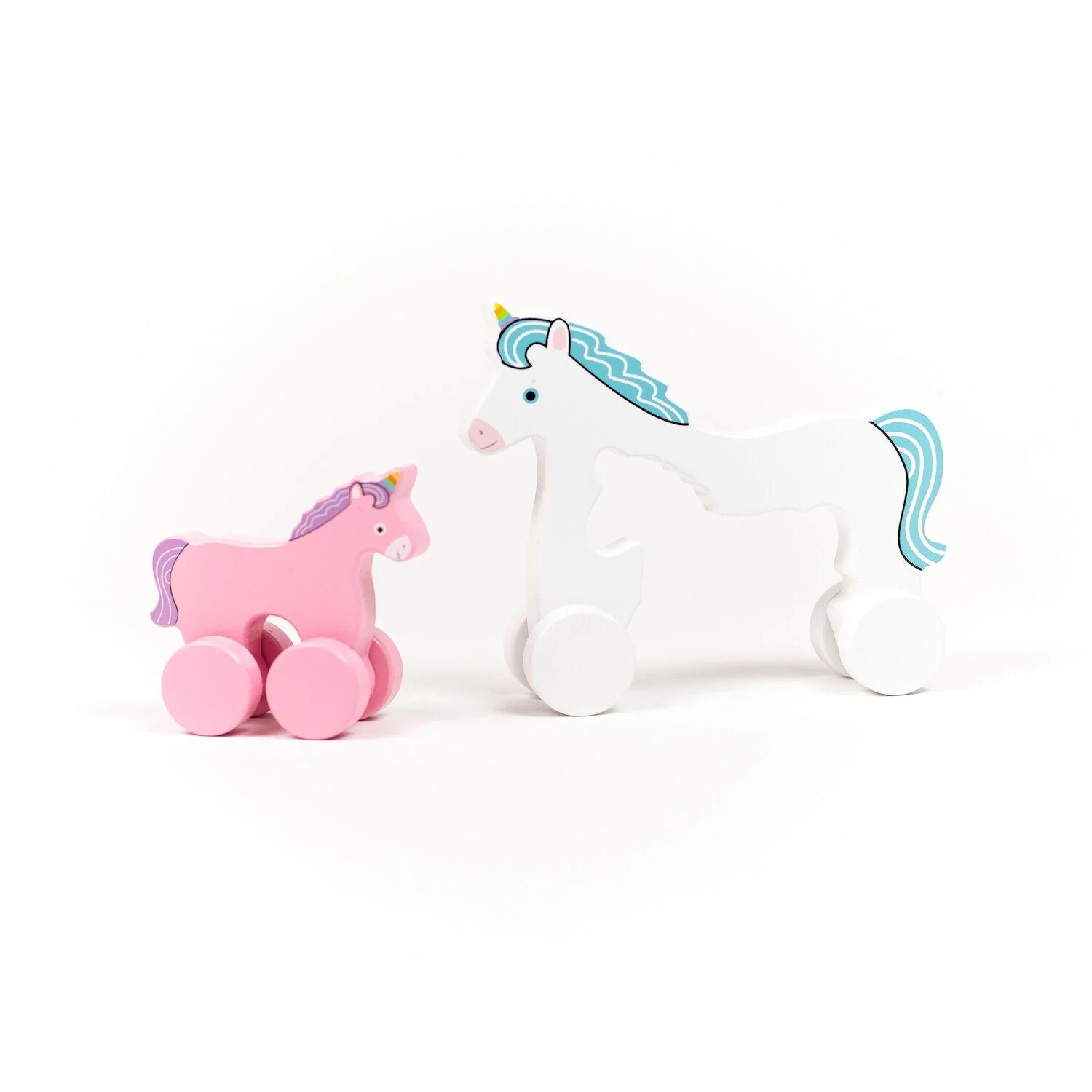 Big & Little Unicorn - Push Toy - Image 3