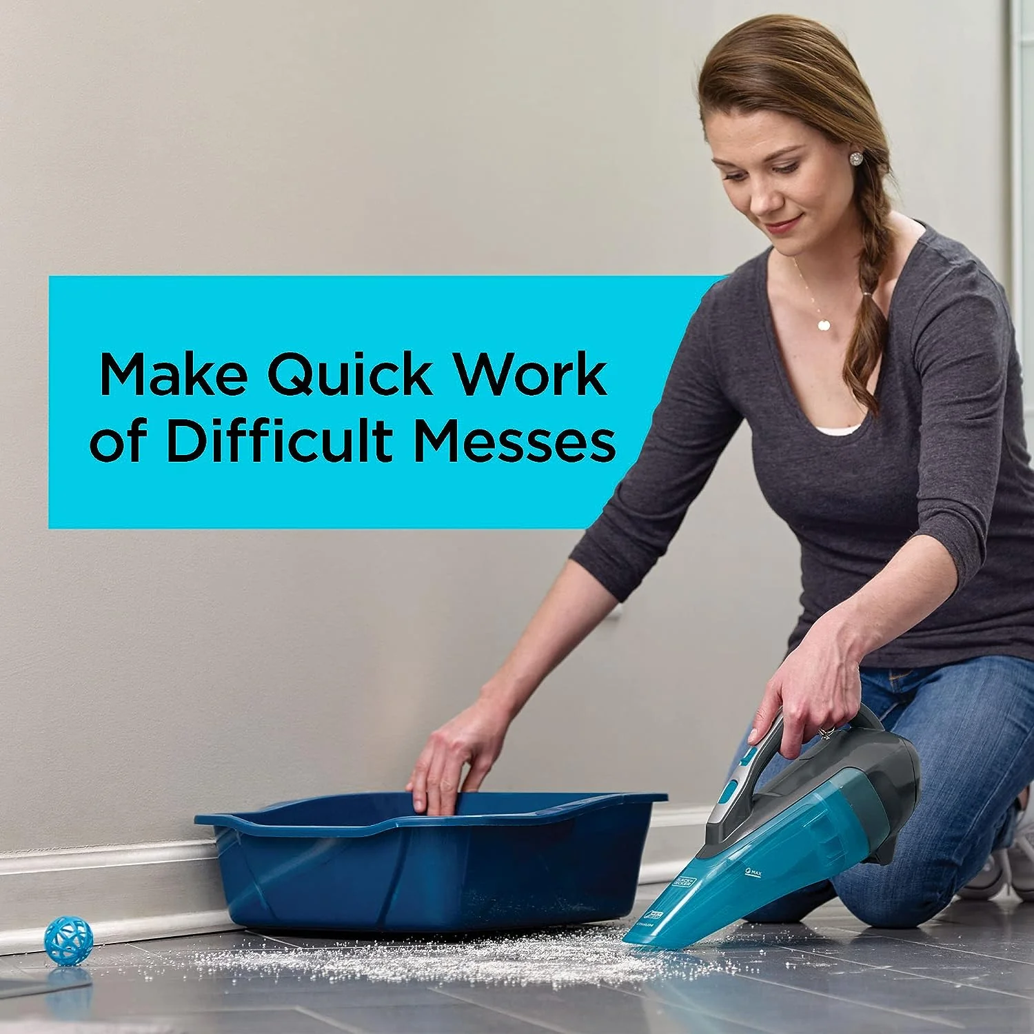 Black and Decker Dustbuster AdvancedClean Cordless Wet/Dry Handheld Vacuum - Image 6