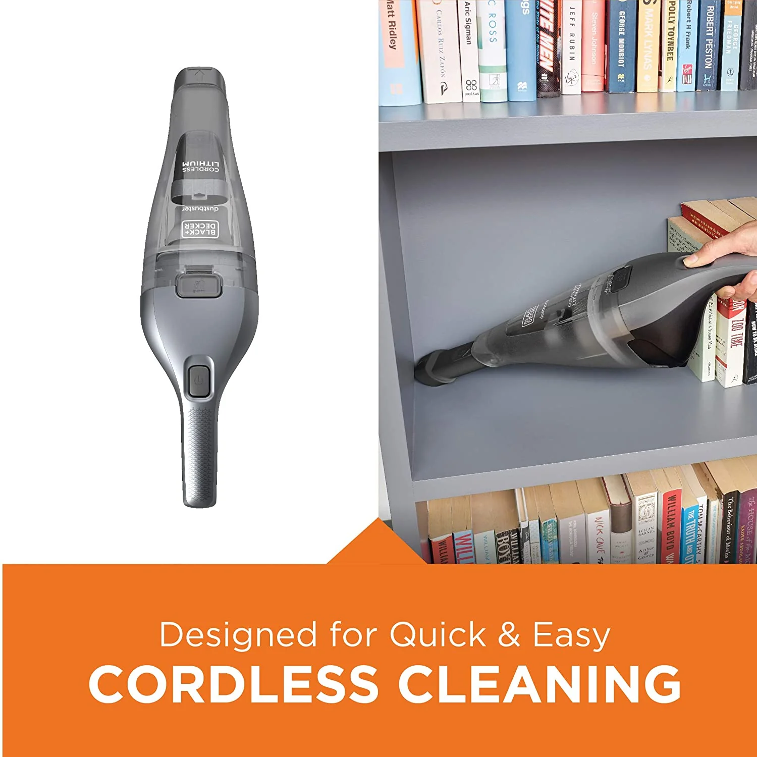 Black & Decker Quick Clean Dustbuster Handheld Cordless Vacuum - Image 3