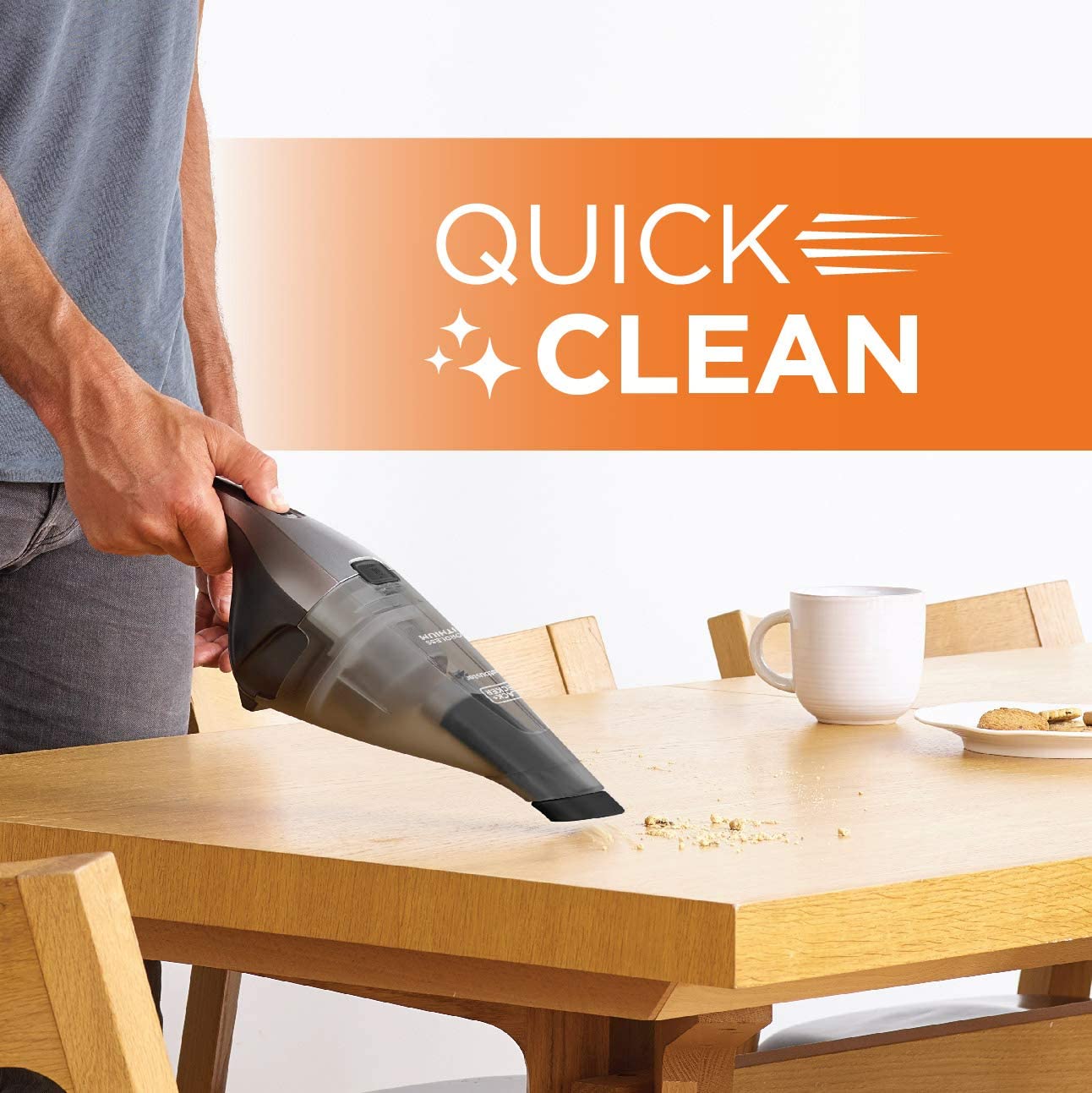 Black & Decker Quick Clean Dustbuster Handheld Cordless Vacuum - Image 4