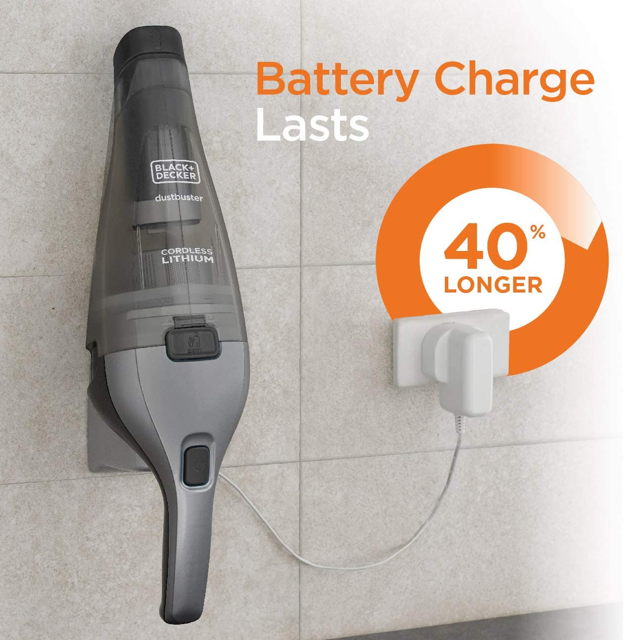 Black & Decker Quick Clean Dustbuster Handheld Cordless Vacuum - Image 6