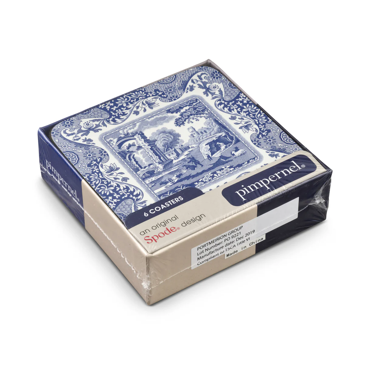 Blue Italian Coasters – Set of 6 - Image 3