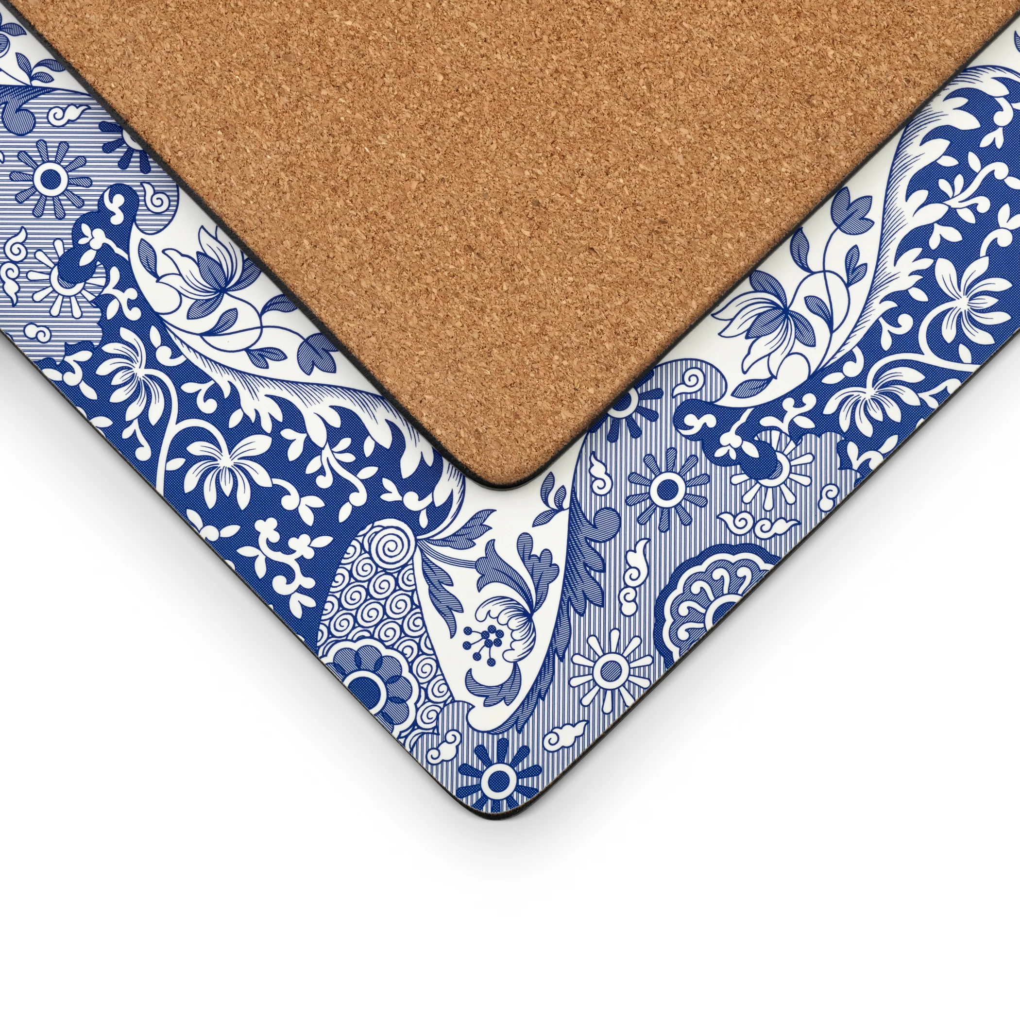 Blue Italian Cork Bottom Hard Placemats – Set of 4 - Image 3