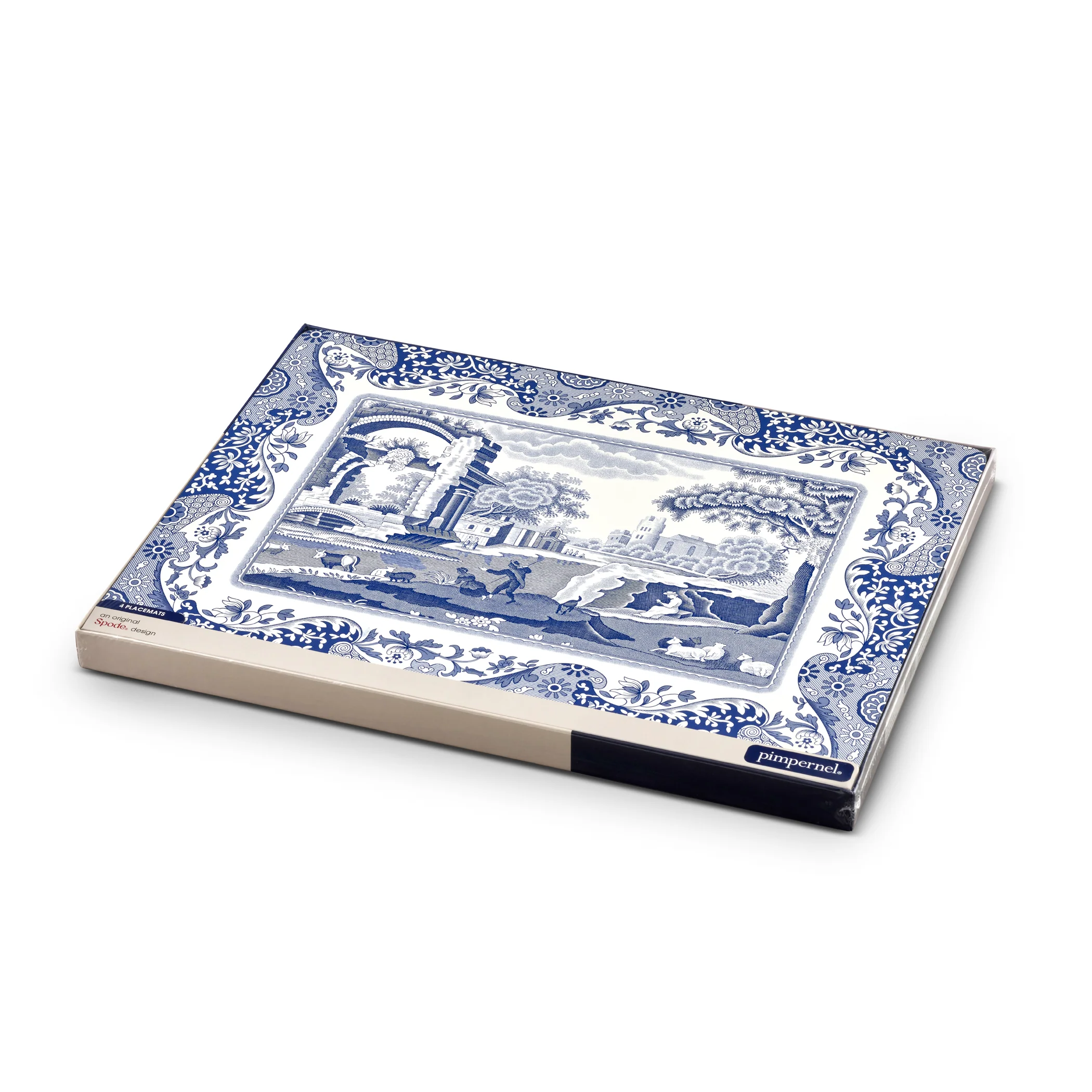 Blue Italian Cork Bottom Hard Placemats – Set of 4 - Image 4