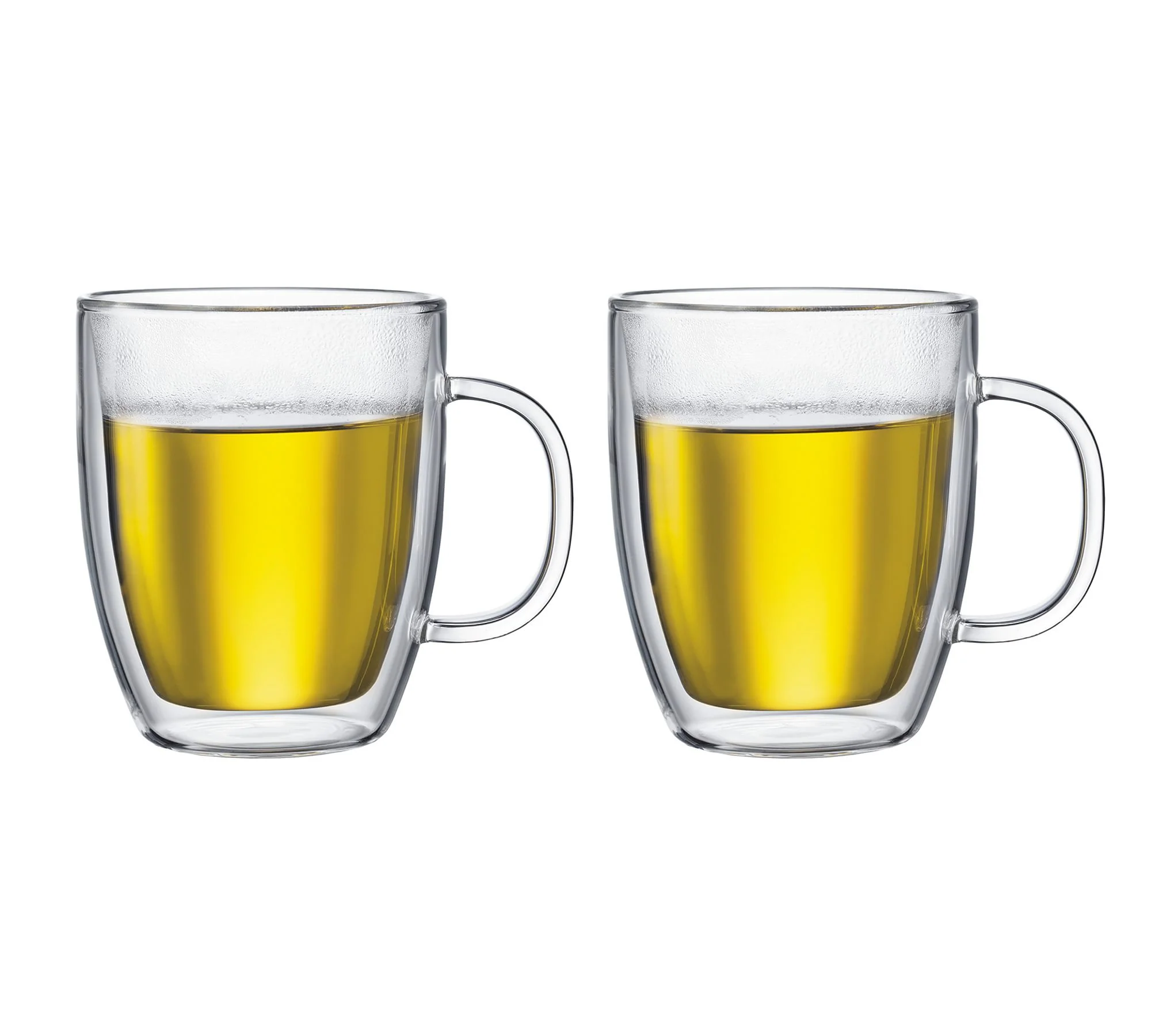 Bodum Bistro Double-Wall Insulated Glass Mug – 10 Oz. – Set of 2 - Image 3