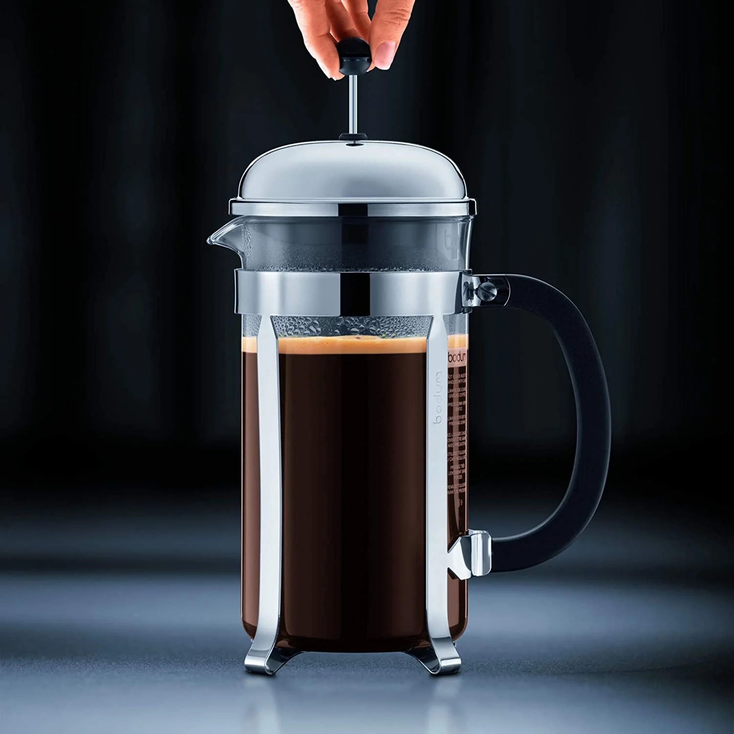 Bodum Chambord French Press Coffee Maker – 3 Cup – Chrome - Image 3