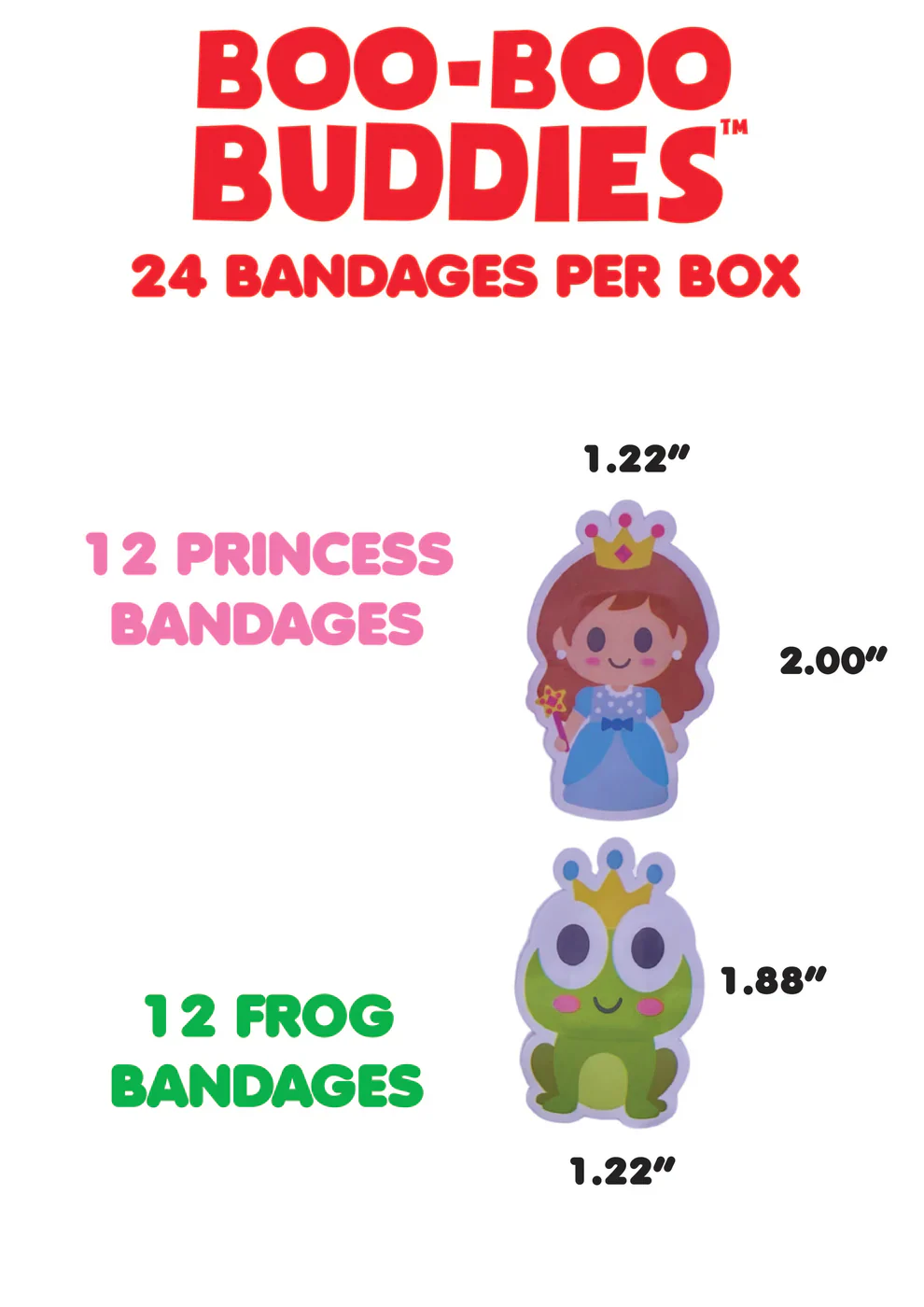 Boo-Boo Buddies Princess and Frog Bandages - Image 2