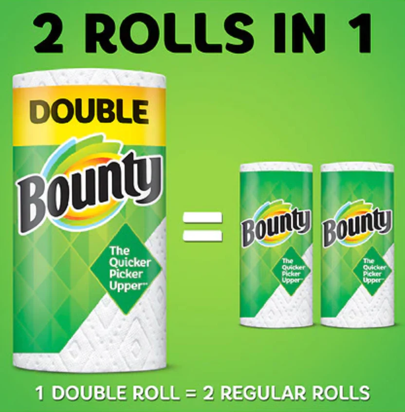 Bounty Select-A-Size Paper Towels – 4 Double Size Rolls - Image 3