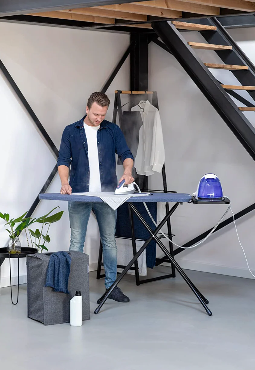 Brabantia Style B Size Ironing Board Cover and Foam Padding  – Denim Blue – 49 in. x 15 in. - Image 2