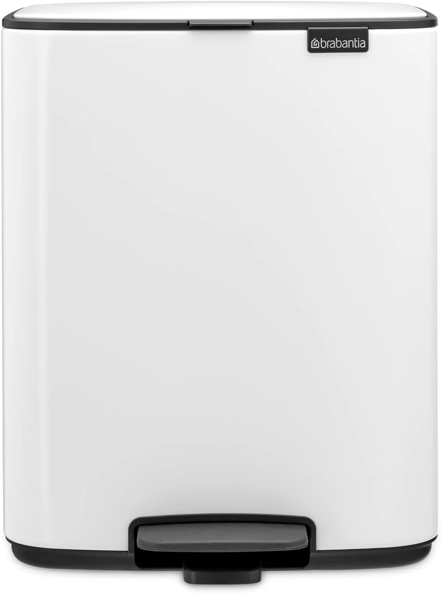 Brabantia Bo Small Step-On Trash Can β 3.2 Gal β White β LOCAL UPPER EAST SIDE DELIVERY ONLY