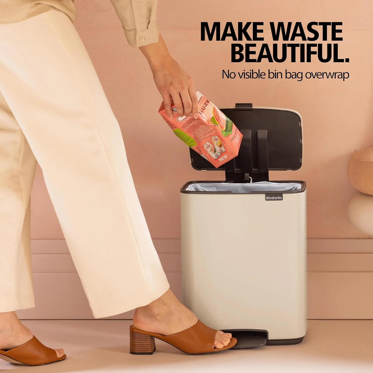 Brabantia Bo Small Step-On Trash Can β 3.2 Gal β White β LOCAL UPPER EAST SIDE DELIVERY ONLY - Image 6