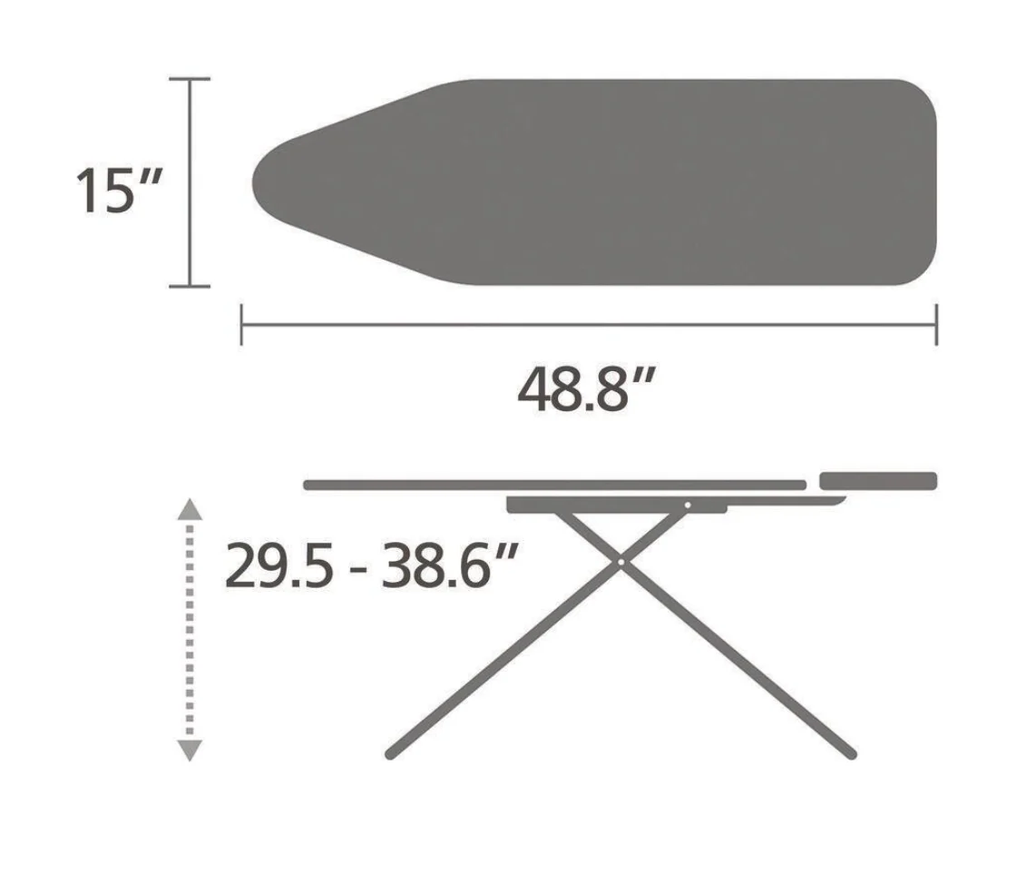 Brabantia Fresh Breeze Ironing Board Size B with Steam Iron Rest - LOCAL UPPER EAST SIDE DELIVERY ONLY - Image 3