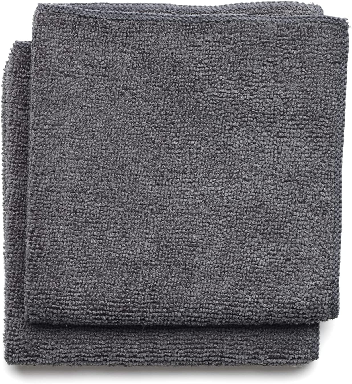 Brabantia Microfiber Cleaning Cloths 2 Pack – Dark Grey - Image 2