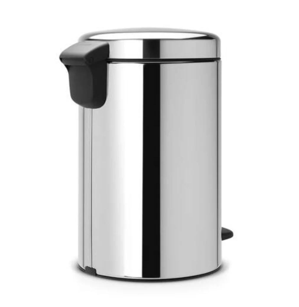 Brabantia NewIcon Fingerprint Proof Step Trash Can – 5.3 Gal – 20L - Matte Steel - LOCAL UPPER EAST SIDE DELIVERY ONLY - Image 2