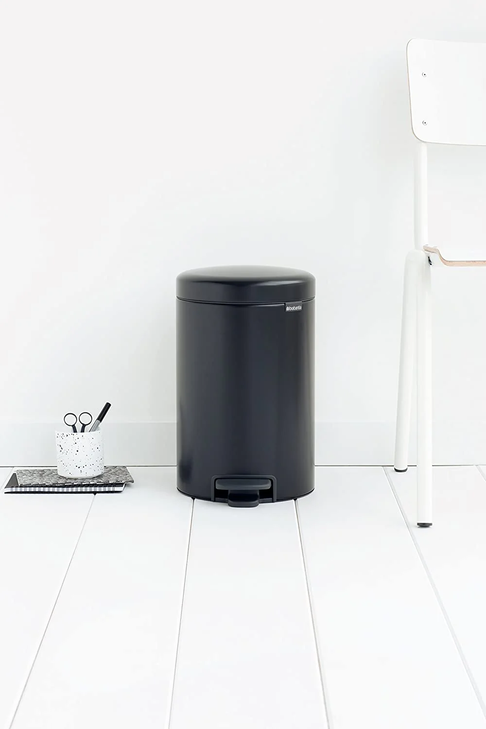 Brabantia NewIcon Step Trash Can – Matt Black – 3.2 Gal - LOCAL UPPER EAST SIDE DELIVERY ONLY - Image 3